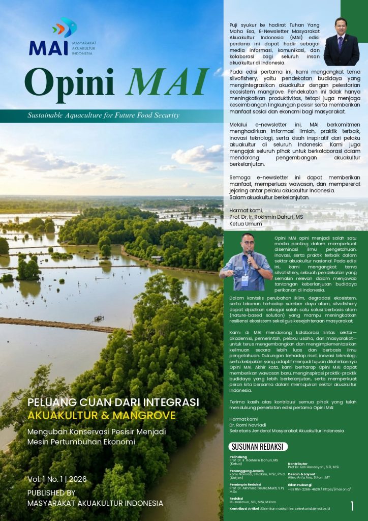 Cover PELUANG CUAN DARI INTEGRASI AKUAKULTUR & MANGROVE