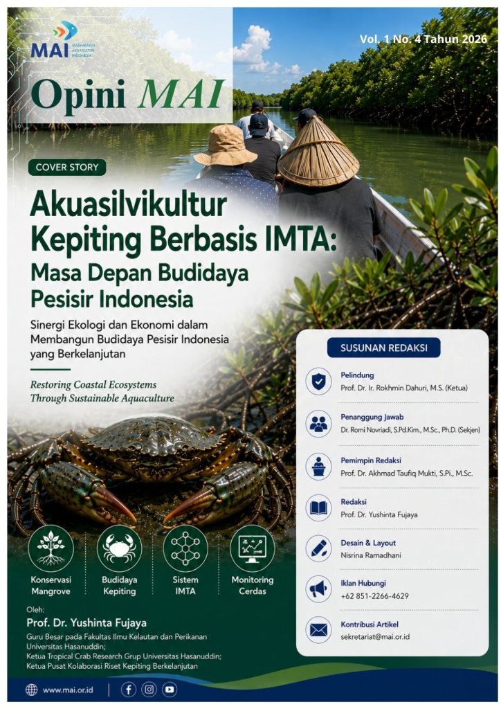Cover Akuasilvikultur Kepiting Berbasis IMTA: Masa Depan Budidaya Pesisir Indonesia