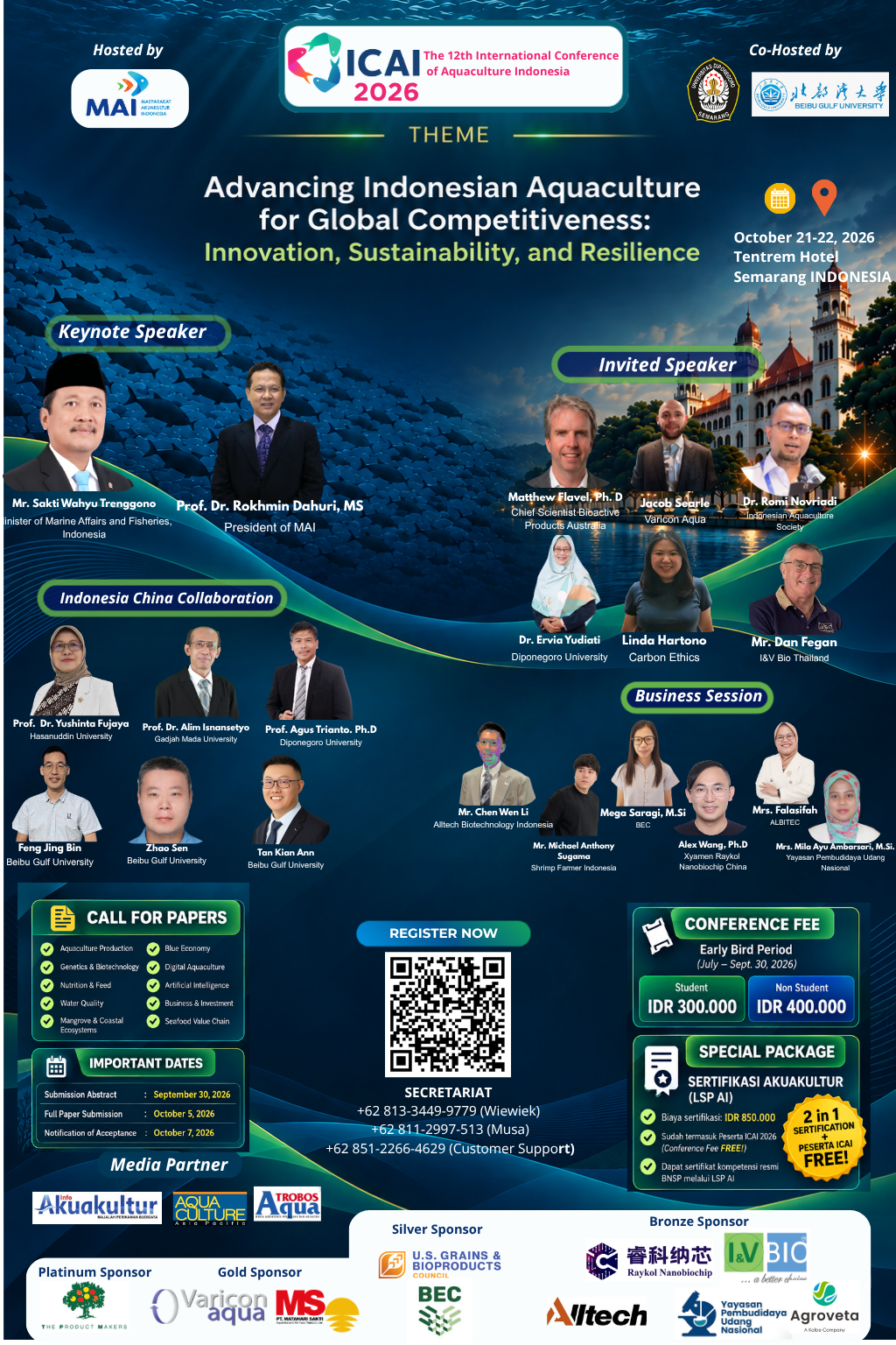 Poster ICAI 2026 SEGERA DIGELAR DI SEMARANG!
