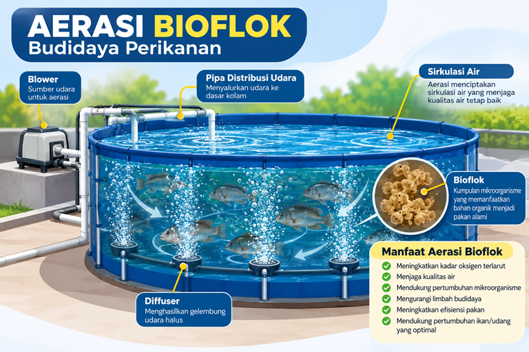 ROF. ROKHMIN DAHURI: PERBAIKI AERASI BIOFLOK AGAR BANTUAN KKP BENAR-BENAR BERHASIL DAN MENSEJAHTERAKAN PEMBUDIDAYA